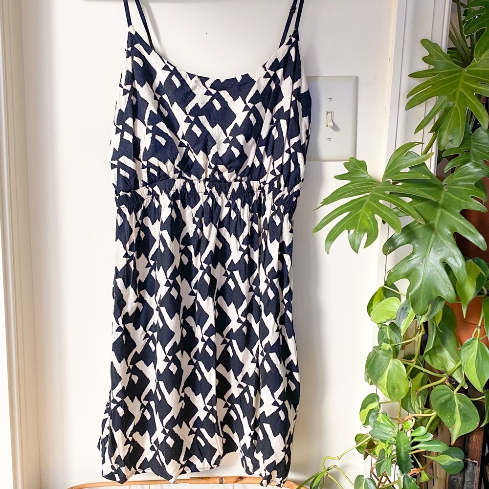 Black and White Mini Dress